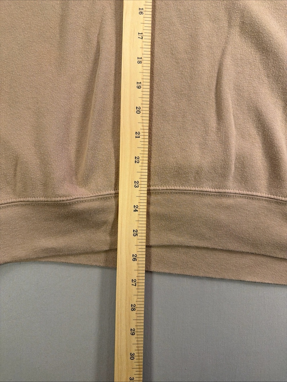 Sota Crewneck Oversized Sweatshirt in Beige - Relaxed Everyday Pullover - Picture 8 of 14